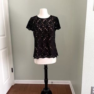 Gorgeous lace overlay blouse
